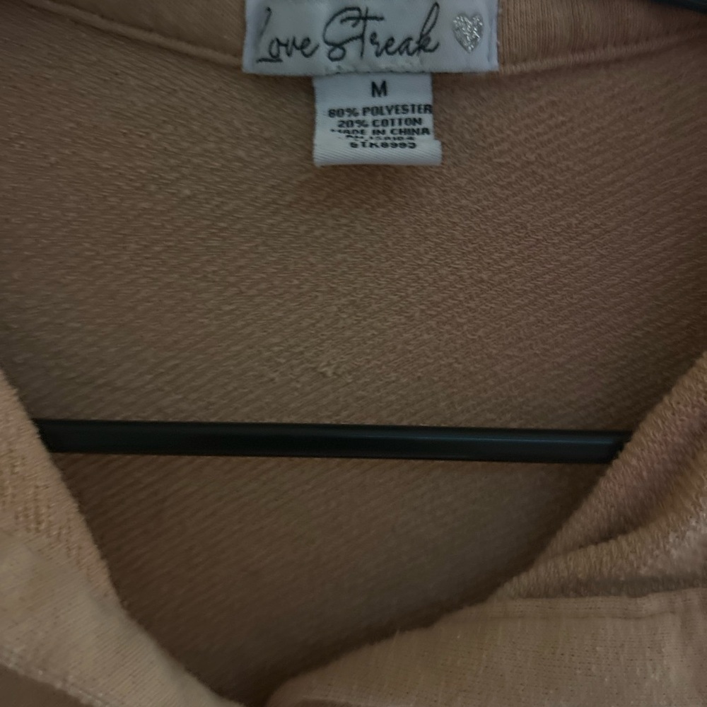 Tan Crop Top by Love Streak - Picture 2 of 3